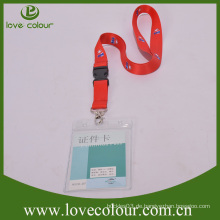 Hochwertiger kundenspezifischer Plastikkartenhalter / transparenter weicher pvc Kartenhalter